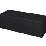 Σκαμπό αποθηκευτικό, Grand Μαύρο, 120x40x39 εκ., Genomax