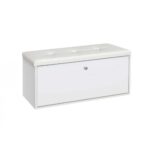 Παπουτσοθήκη-Σκαμπό Rakla 100 Λευκή, 97x31.5x48, Genomax