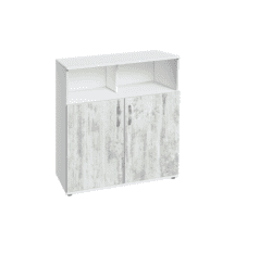 Τουαλέτα, Ava 2-1000 Λευκό με Crystal ματ, 100x90x43, Genomax