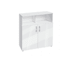 Τουαλέτα, Ava 2-1000 Λευκό με Λευκό γυαλιστερό, 100x90x43, Genomax