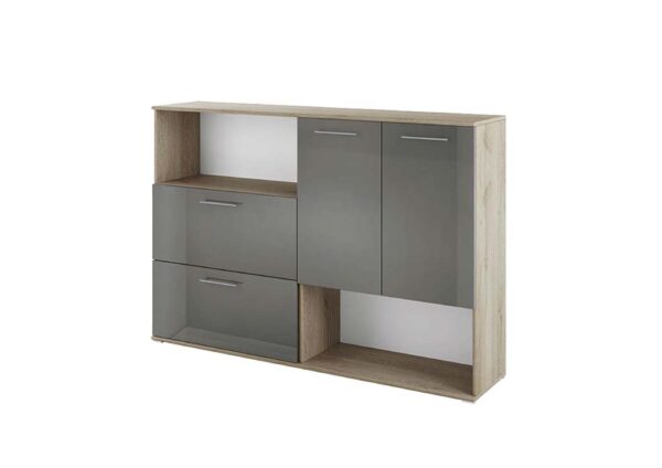 Βιβλιοθήκη  158,5x36x106, Modul 52, Genomax - Image 1