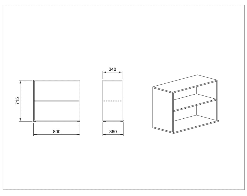vivliothiki-80x36x715-modul-54-genomax-all4home.com.gr2 Βιβλιοθήκη Modul 54, 80x36x71,5, Genomax - Image 2