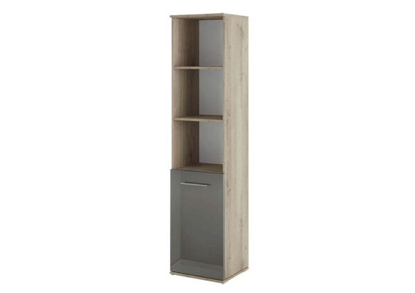 Βιβλιοθήκη με πόρτα 40x36x175.5, Modul 62, Genomax - Image 1