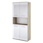 Βιβλιοθήκη με πόρτες 80x36x175.5, Modul 86, Genomax