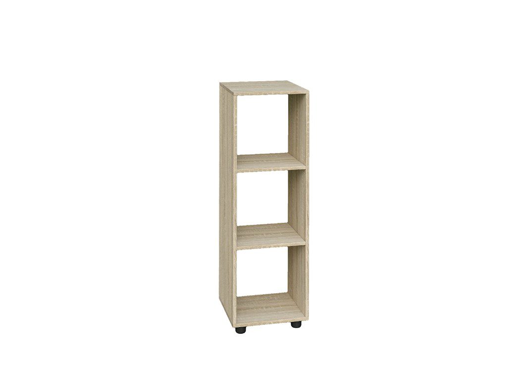 vivliothiki_kubo3_pastel_genomax_all4home Βιβλιοθήκη ανοιχτή 35x33x106, Kubo 3 Παστέλ, Genomax - Image 1