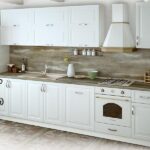 Σύνθεση Κουζίνας  5.80 μ. ύψος 2,17 μ βάθος 0,60 μ, MDF Vintage 320 με ΔΩΡΟ πάγκο , Genomax