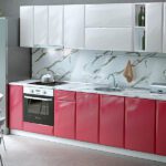 Σύνθεση Κουζίνας μήκος 5.60 μ ύψος 2,17 μ βάθος 0,60 μ, MDF 280 με ΔΩΡΟ 2 πάγκους , Genomax