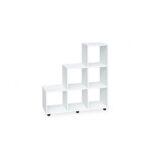 Βιβλιοθήκη ανοιχτή 102x33x105, Kubo 6 Λευκό, Genomax