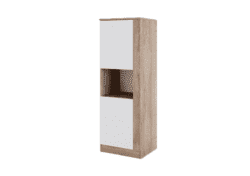 Βιβλιοθήκη Σόνομα/Λευκό, 48x140x40, Modul 911, Genomax