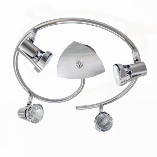 InLight Κρεμαστό φωτιστικό LED 45W 3CCT (by switch on base) D:60cm (6095-C-Black) - Image 3