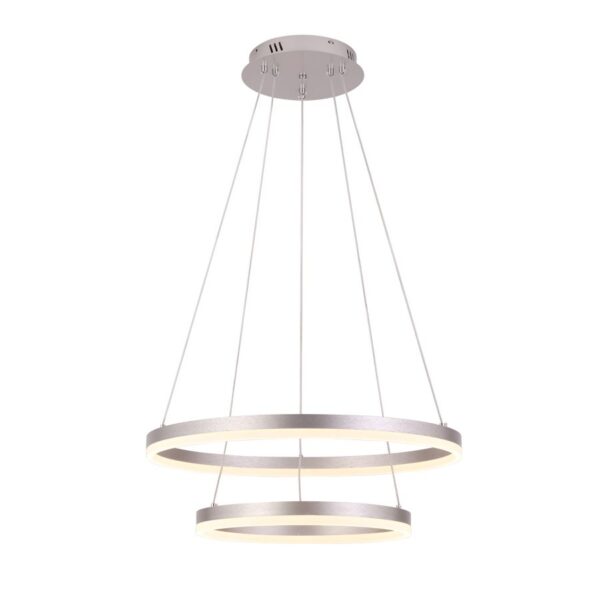 ΠΟΛΥΦΩΤΟ-ΚΡΕΜΑΣΤΟ ΦΩΤΙΣΤΙΚΟ LED-ΚΩΔ. D88059/2-SLV - Image 1