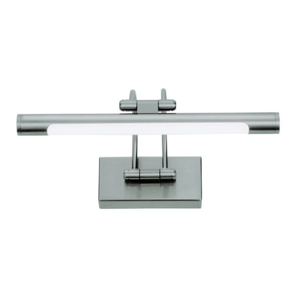 InLight Επιτοίχιο φωτιστικό LED 12W 3000K από νίκελ ματ μέταλλο και ακρυλικό D: 60W (1044-Α-Νίκελ Ματ) - Image 1