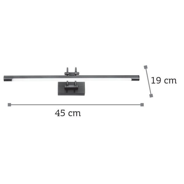 InLight Επιτοίχιο φωτιστικό LED 8W 3000K από λευκό μέταλλο και ακρυλικό D:45cm (1044-Β-Λευκό) - Image 2