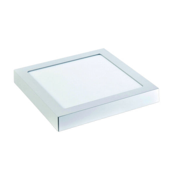 InLight LED Mounted Panel 20watt Τετράγωνο 3000K Θερμό Λευκό D:22,5cm (2.20.03.1) - Image 1