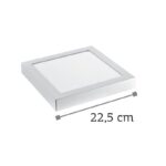 InLight LED Mounted Panel 20watt Τετράγωνο 3000K Θερμό Λευκό D:22,5cm (2.20.03.1) - Image 2