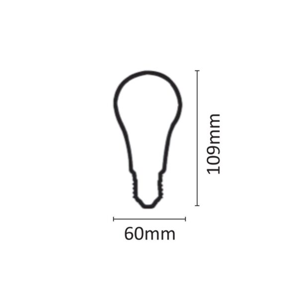 InLight E27 LED A60 12watt 3000Κ Θερμό Λευκό (7.27.12.03.1) - Image 2