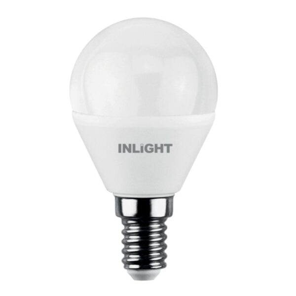 InLight E14 LED G45 8watt 3000K Θερμό Λευκό (7.14.08.14.1) - Image 1