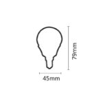 InLight E14 LED G45 8watt 3000K Θερμό Λευκό (7.14.08.14.1) - Image 2