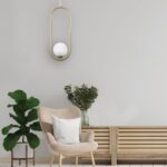 InLight Κρεμαστό φωτιστικό σε χρώμιο απόχρωση και λευκή οπαλίνα 1XG9 D:40cm (4022-CH) - Image 3
