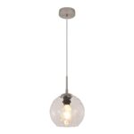 InLight Κρεμαστό φωτιστικό από διάφανο γυαλί 1XE27 D:18cm (4039-B-Transparent)