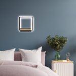 InLight Επιτοίχιο φωτιστικό LED 18W 3000K από αλουμίνιο σε μαύρη απόχρωση D:25cm (43034) - Image 2