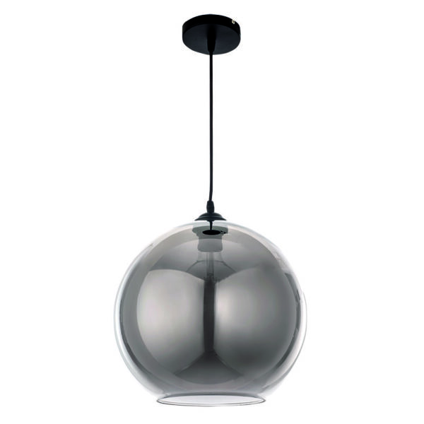 InLight Κρεμαστό φωτιστικό από φιμέ γυαλί 1XE27 D:25cm (4355-Β) - Image 1