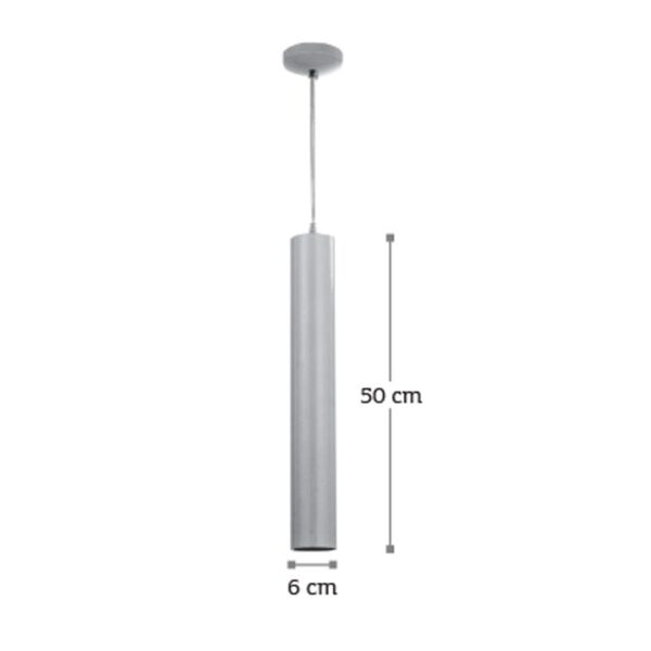InLight Κρεμαστό φωτιστικό από λευκό μέταλλο 1XGU10 D:50cm (4505-WH-ΚΡΕΜΑΣΤΟ) - Image 2