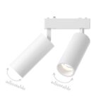 InLight Φωτιστικό LED 2x9W 3000K για Ultra-Thin μαγνητική ράγα σε λευκή απόχρωση D:16cmX4,4cm (T03801-WH) - Image 2