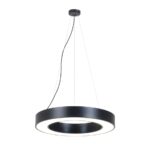 InLight Κρεμαστό φωτιστικό LED 70W 3000K σε μαύρη απόχρωση D:120cm (6041-120-BL)