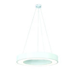 InLight Κρεμαστό φωτιστικό LED 50W 4000K σε λευκή απόχρωση D:80cm (6171-80-WH)