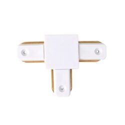 InLight Σύνδεσμος Τ Λευκός Μονοφασικής Ράγας (TC003-WH)