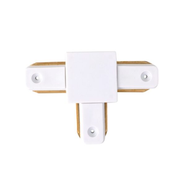 InLight Σύνδεσμος Τ Λευκός Μονοφασικής Ράγας (TC003-WH) - Image 1