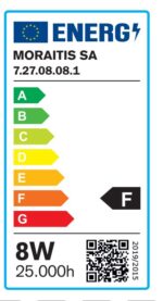 InLight E27 LED R63 8watt 3000Κ Θερμό Λευκό (7.27.08.08.1) - Image 3