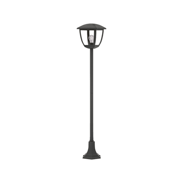 it-Lighting Avalanche 1xE27 Outdoor Pole Light Black D:120cmx18.5cm (80500114) - Image 1