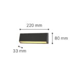 it-Lighting Blue LED 4W 3CCT Outdoor Wall Lamp Anthracite D22cmx8cm (80202340) - Image 3