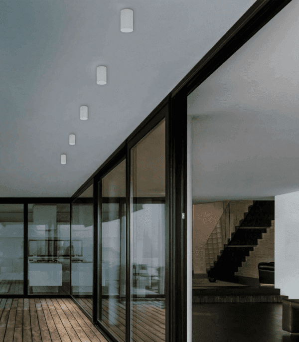 it-Lighting Chelan 1xGU10 Outdoor Ceiling Down Light White D:10.3cmx6cm (80300124) - Image 4
