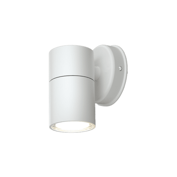 it-Lighting Eklutna 1xGU10 Outdoor Wall Lamp White D:11.3cmx11.3cm (80200524) - Image 1