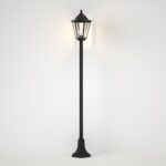 it-Lighting Redfish 1xE27 Outdoor Pole Light Black D:120cmx21.6cm (80500214) - Image 2