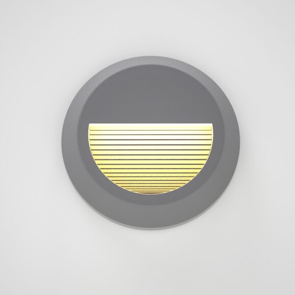 it-Lighting Maroon LED 2W 3CCT Outdoor Wall Lamp Grey D:15cmx2.7cm (80201630) - Image 2