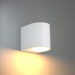 it-Lighting Powell 1xGU10 Outdoor Up or Down Wall Lamp White D:9cmx8cm (80200224) - Image 2