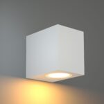 it-Lighting Norman 1xGU10 Outdoor Up or Down Wall Lamp White D:8cmx7cm (80200424) - Image 2