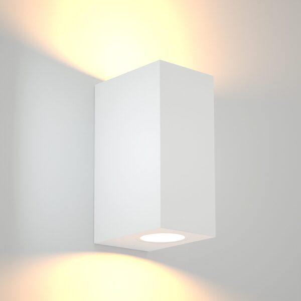 it-Lighting Havasu 2xGU10 Outdoor Up-Down Wall Lamp White D14.7cmx9cm (80200324) - Image 2