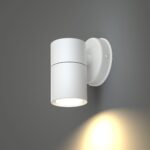 it-Lighting Eklutna 1xGU10 Outdoor Wall Lamp White D:11.3cmx11.3cm (80200524) - Image 2