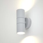 it-Lighting Ouachita 2xGU10 Outdoor Up-Down Wall Lamp Grey D15.2cmx11.3cm (80200634) - Image 2