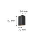 it-Lighting Havasu 2xGU10 Outdoor Up-Down Wall Lamp White D14.7cmx9cm (80200324) - Image 4