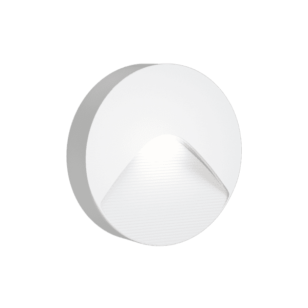 it-Lighting Horseshoe LED 2W 3CCT Outdoor Wall Lamp White D:12.8cmx3cm (80201920) - Image 1