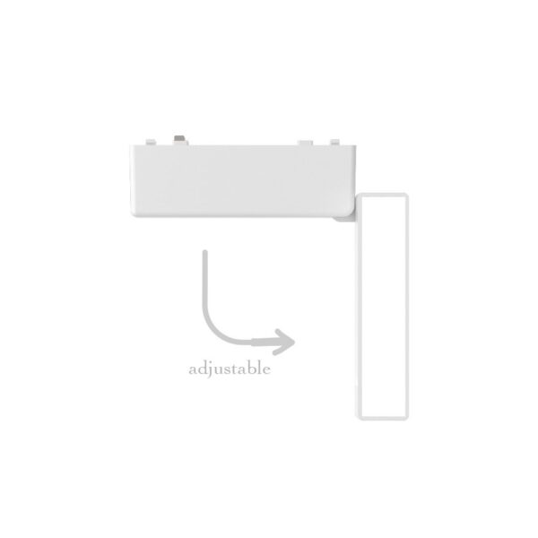 InLight Φωτιστικό LED 5W 3CCT για Ultra-Thin μαγνητική ράγα σε λευκή απόχρωση (by tuya and zigbee) D:12,8cmX8cm (T04905-WH) - Image 3