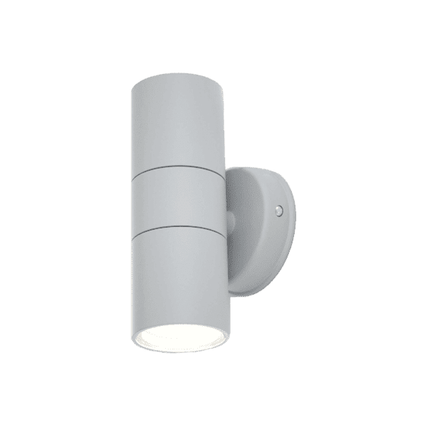 it-Lighting Ouachita 2xGU10 Outdoor Up-Down Wall Lamp Grey D15.2cmx11.3cm (80200634) - Image 1