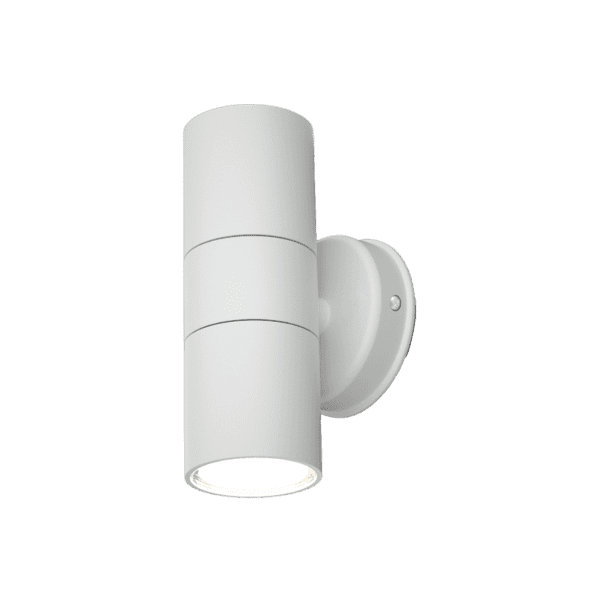 it-Lighting Ouachita 2xGU10 Outdoor Up-Down Wall Lamp White D:15.2cmx11.3cm (80200624) - Image 1
