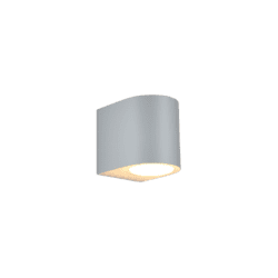 it-Lighting Powell 1xGU10 Outdoor Up or Down Wall Lamp Grey D:9cmx8cm (80200234)